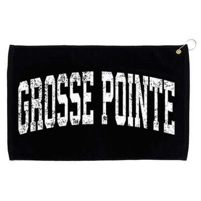 Grosse Pointe Michigan MI Vintage Athletic Sports Grommeted Golf Towel