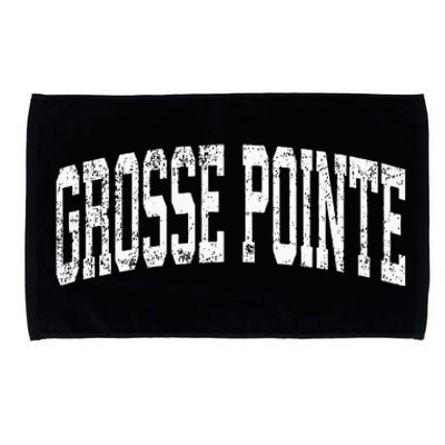 Grosse Pointe Michigan MI Vintage Athletic Sports Microfiber Hand Towel