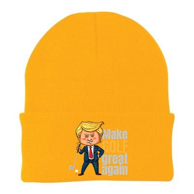 Golfing Protrump Make Golf Great Again Knit Cap Winter Beanie