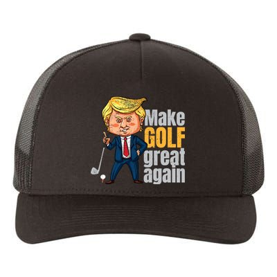 Golfing Protrump Make Golf Great Again Yupoong Adult 5-Panel Trucker Hat