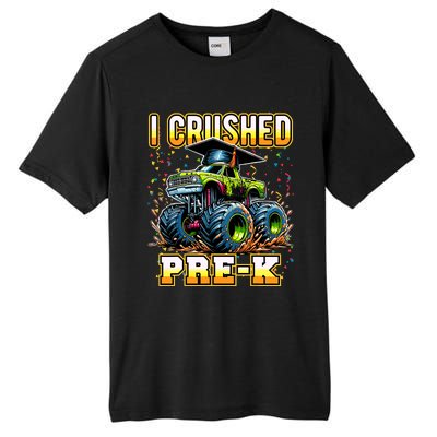 Graduation Prek Monster Truck Boy I Crushed Preschool Grad Tall Fusion ChromaSoft Performance T-Shirt