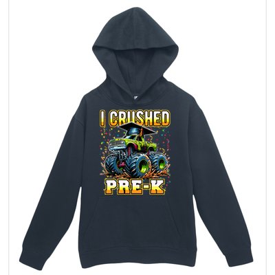 Graduation Prek Monster Truck Boy I Crushed Preschool Grad Urban Pullover Hoodie