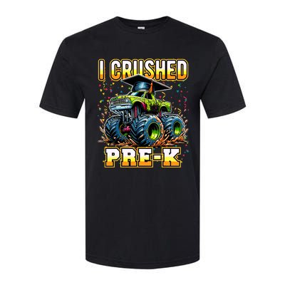 Graduation Prek Monster Truck Boy I Crushed Preschool Grad Softstyle CVC T-Shirt