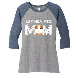 Guinea Pig Mom Costume Clothing Cavy Accessories Guinea Pig Women's Tri-Blend 3/4-Sleeve Raglan Shirt