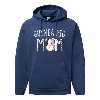 Guinea Pig Mom Guinea Pig Lover Gifts Mama Mother Performance Fleece Hoodie