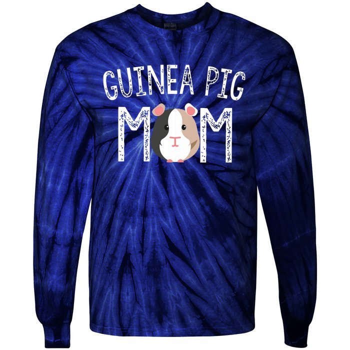 Guinea Pig Mom Guinea Pig Lover Gifts Mama Mother Tie-Dye Long Sleeve Shirt