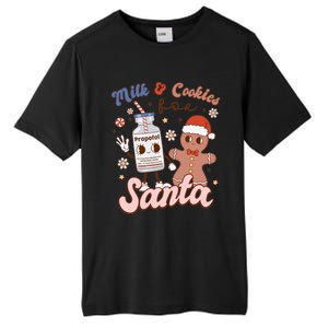 Groovy Propofol Milk And Cookies For Santa Nurse Christmas Gift Tall Fusion ChromaSoft Performance T-Shirt