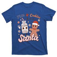 Groovy Propofol Milk And Cookies For Santa Nurse Christmas Gift T-Shirt