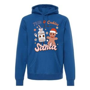 Groovy Propofol Milk And Cookies For Santa Nurse Christmas Gift Premium Hoodie