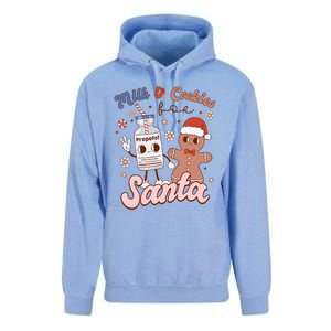 Groovy Propofol Milk And Cookies For Santa Nurse Christmas Gift Unisex Surf Hoodie