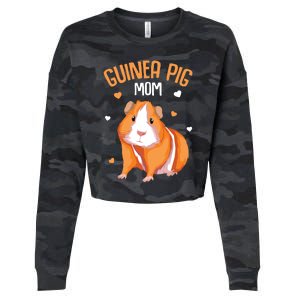 Guinea Pig Mom Mothers Day Women Girl Cropped Pullover Crew