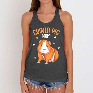 Guinea Pig Mom Mothers Day Women Girl Women's Knotted Racerback Tank