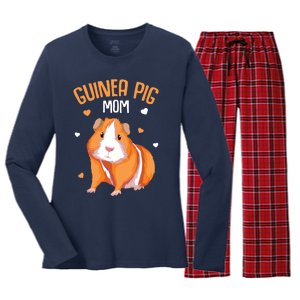 Guinea Pig Mom Mothers Day Women Girl Women's Long Sleeve Flannel Pajama Set 