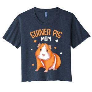 Guinea Pig Mom Mothers Day Women Girl Women's Crop Top Tee