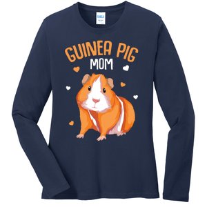 Guinea Pig Mom Mothers Day Women Girl Ladies Long Sleeve Shirt