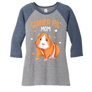 Guinea Pig Mom Mothers Day Women Girl Women's Tri-Blend 3/4-Sleeve Raglan Shirt