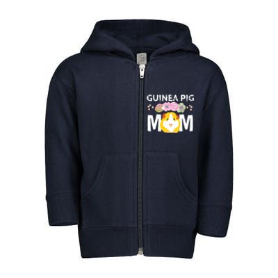 Guinea Pig Mom Shirts Cavy Women Girl Clothes Mothers Day Toddler Zip Fleece Hoodie