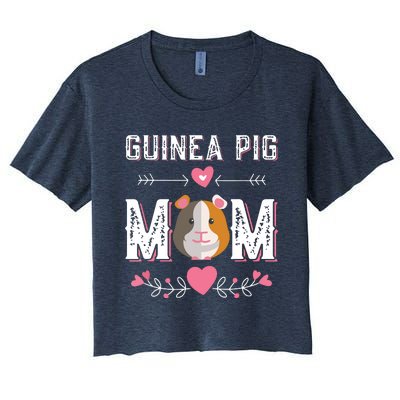 Guinea Pig Mom Shirts Costume Gift Clothing Accessories Women's Crop Top Tee