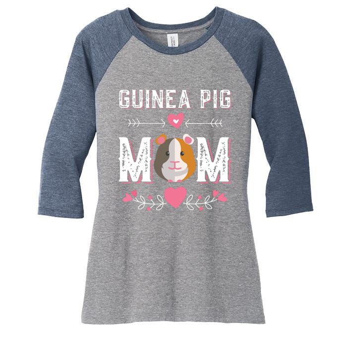 Guinea Pig Mom Shirts Costume Gift Clothing Accessories Women's Tri-Blend 3/4-Sleeve Raglan Shirt