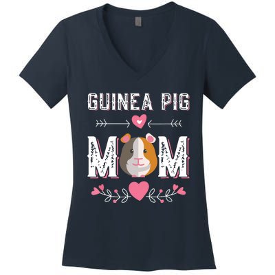 Guinea Pig Mom Shirts Costume Gift Clothing Accessories Women's V-Neck T-Shirt