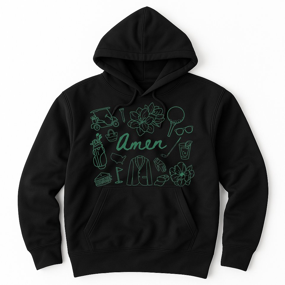 Golf Par Master Golfer Golf Lover Amen Hoodie
