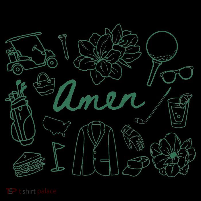 Golf Par Master Golfer Golf Lover Amen T-Shirt