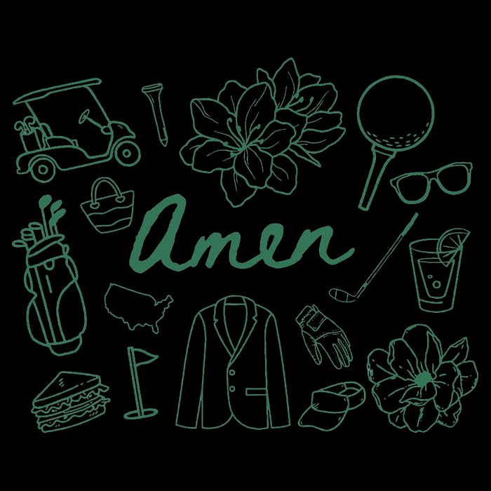 Golf Par Master Golfer Golf Lover Amen Tall T-Shirt
