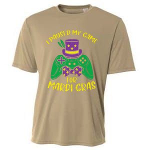 Gamer Paused My Game Mardi Gras Gaming Cooling Performance Crew T-Shirt