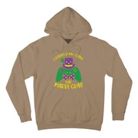 Gamer Paused My Game Mardi Gras Gaming Hoodie