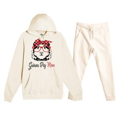 Guinea Pig Mom Premium Hooded Sweatsuit Set