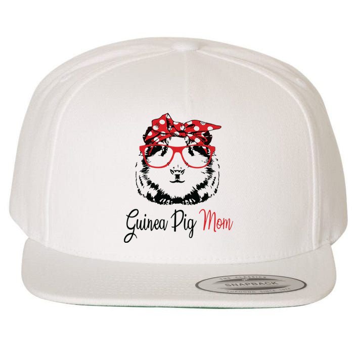 Guinea Pig Mom Wool Snapback Cap