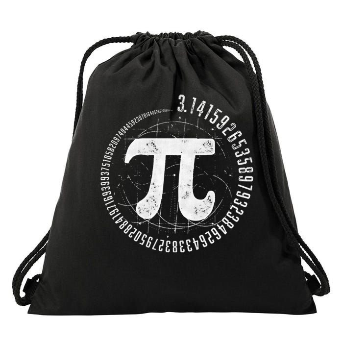 Geometry Pi Math Science STEM 3.14 Pi Day Drawstring Bag