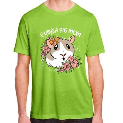 Guinea Pig Mom Cute And Funny Gift For Pet Animal Lovers Mommy Mama Mothers Adult ChromaSoft Performance T-Shirt