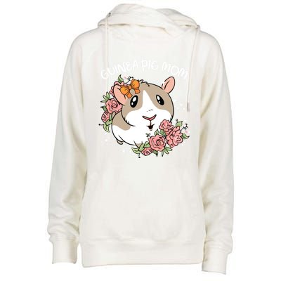 Guinea Pig Mom Cute And Funny Gift For Pet Animal Lovers Mommy Mama Mothers Womens Funnel Neck Pullover Hood