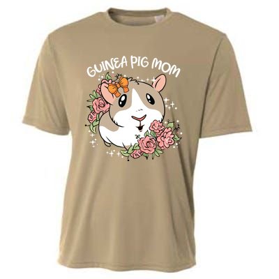 Guinea Pig Mom Cute And Funny Gift For Pet Animal Lovers Mommy Mama Mothers Cooling Performance Crew T-Shirt