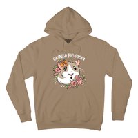 Guinea Pig Mom Cute And Funny Gift For Pet Animal Lovers Mommy Mama Mothers Hoodie