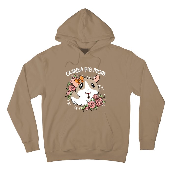 Guinea Pig Mom Cute And Funny Gift For Pet Animal Lovers Mommy Mama Mothers Hoodie