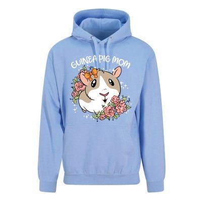 Guinea Pig Mom Cute And Funny Gift For Pet Animal Lovers Mommy Mama Mothers Unisex Surf Hoodie