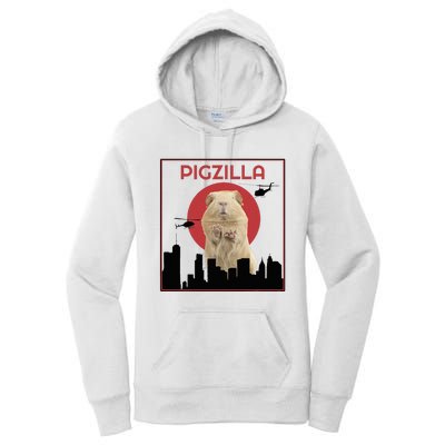 Guinea Pig Novelty Pigzilla Women's Pullover Hoodie