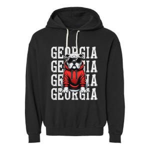 Georgia Personalized Name Garment-Dyed Fleece Hoodie