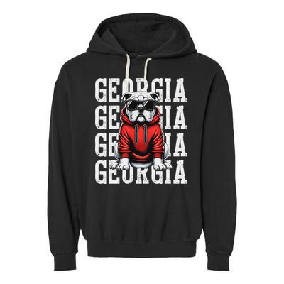 Georgia Personalized Name Garment-Dyed Fleece Hoodie