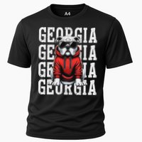Georgia Personalized Name Cooling Performance Crew T-Shirt