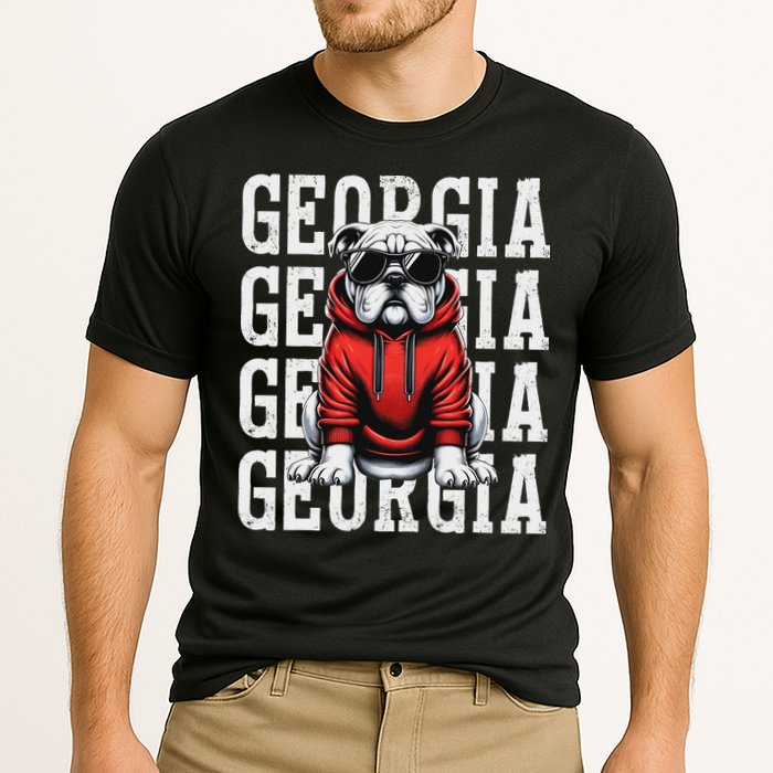 Georgia Personalized Name Cooling Performance Crew T-Shirt