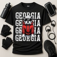 Georgia Personalized Name Cooling Performance Crew T-Shirt