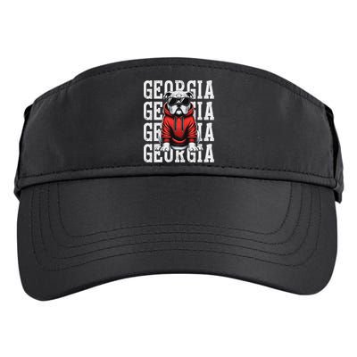 Georgia Personalized Name Adult Drive Performance Visor