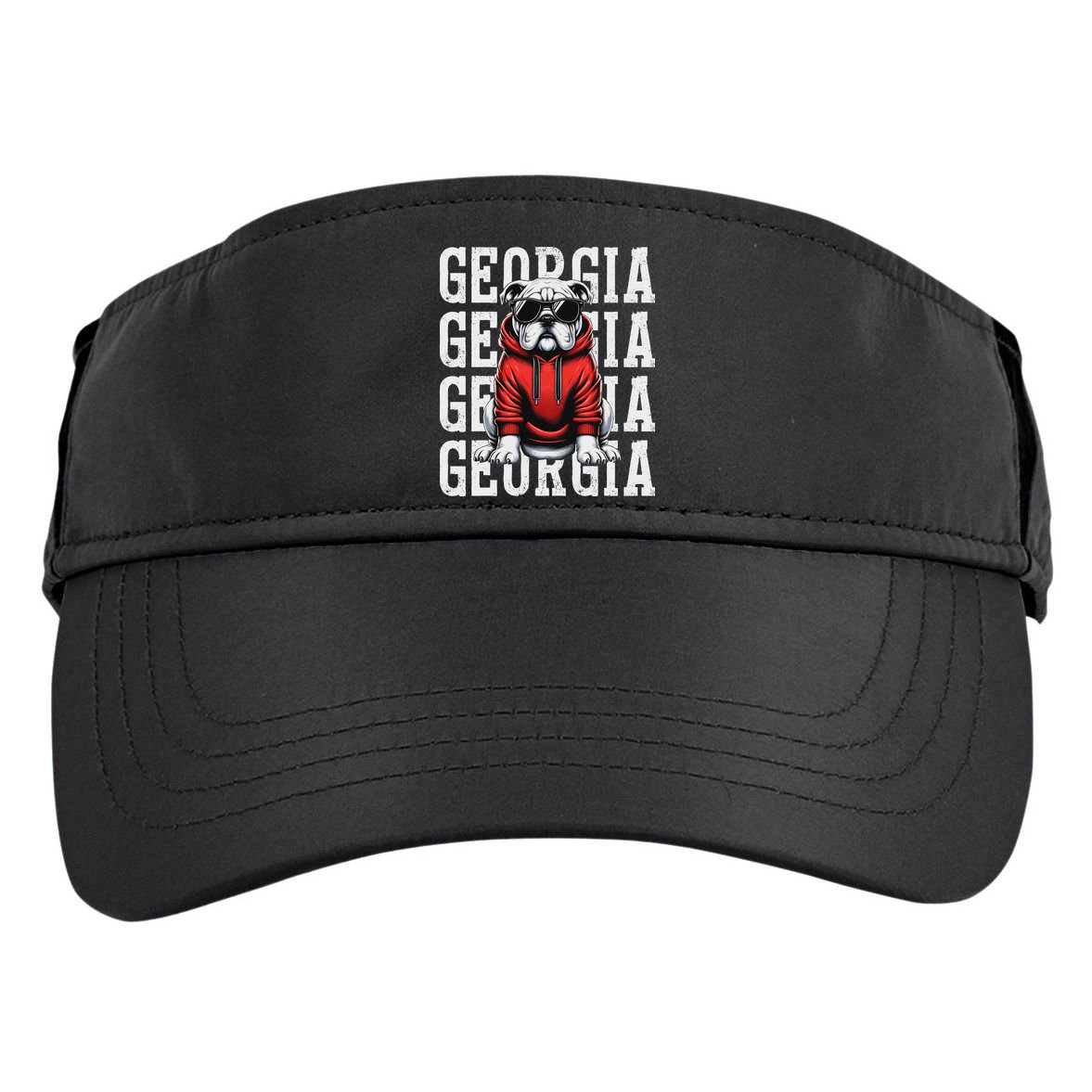 Georgia Personalized Name Adult Drive Performance Visor