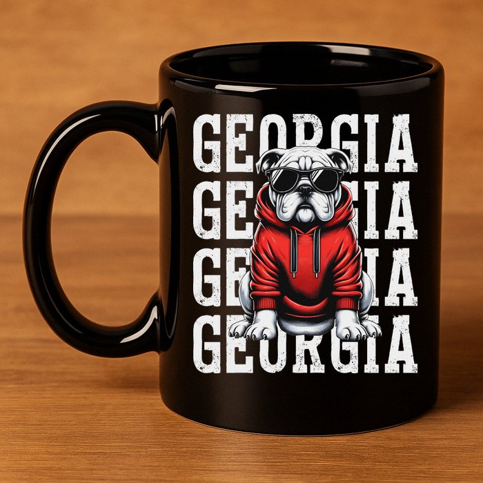Georgia Personalized Name 11oz C Handle Ceramic Mug