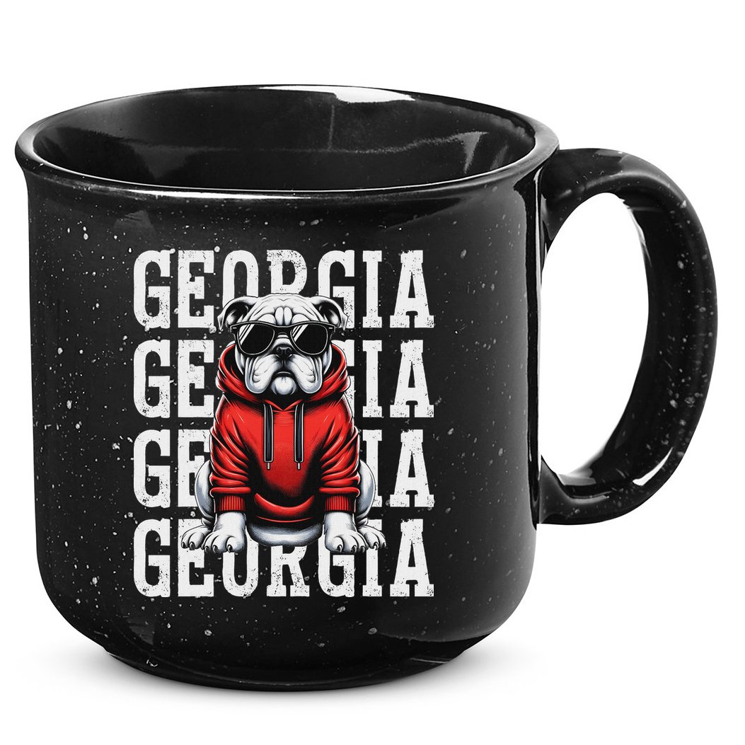 Georgia Personalized Name 15oz Campfire Ceramic Mug