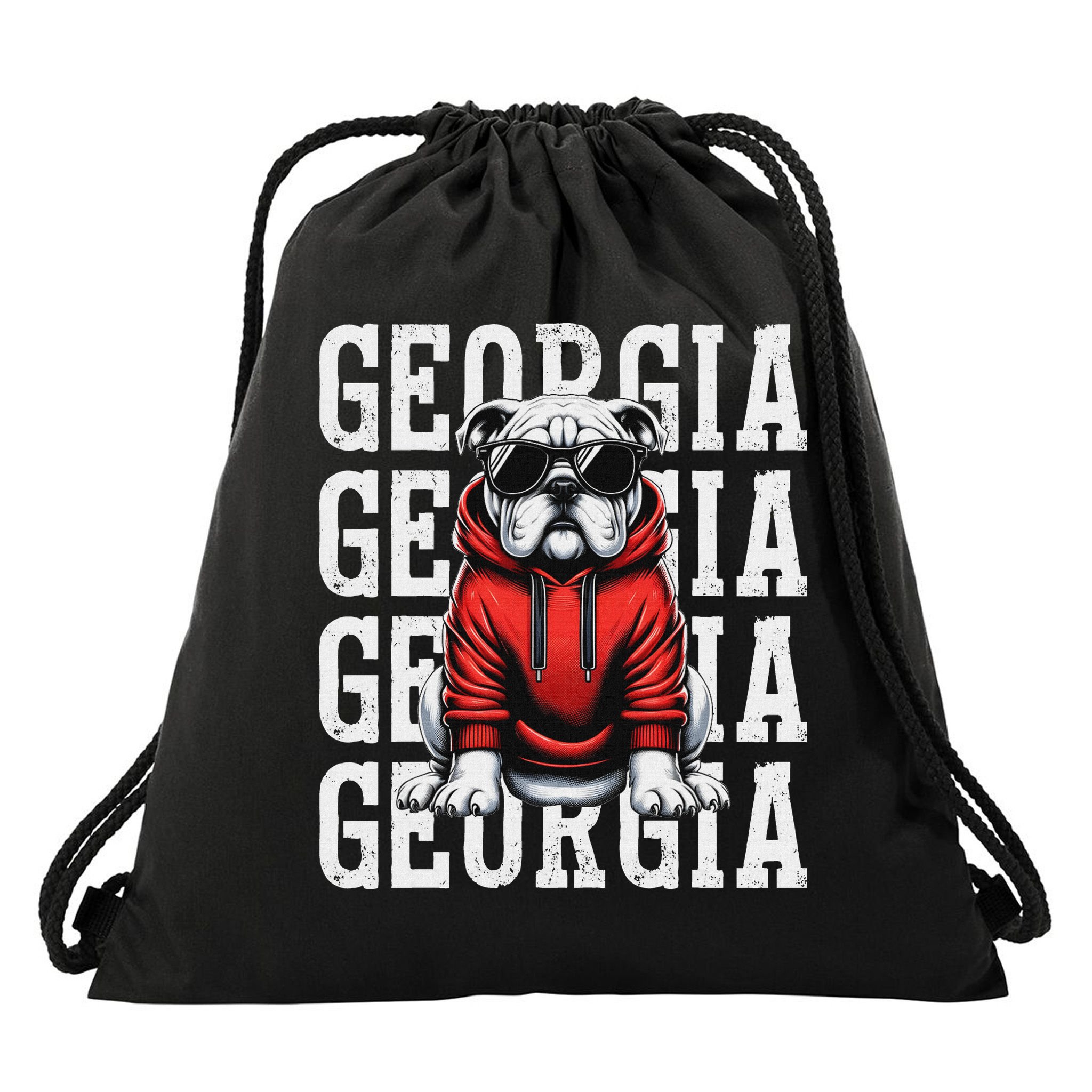 Georgia Personalized Name Drawstring Bag