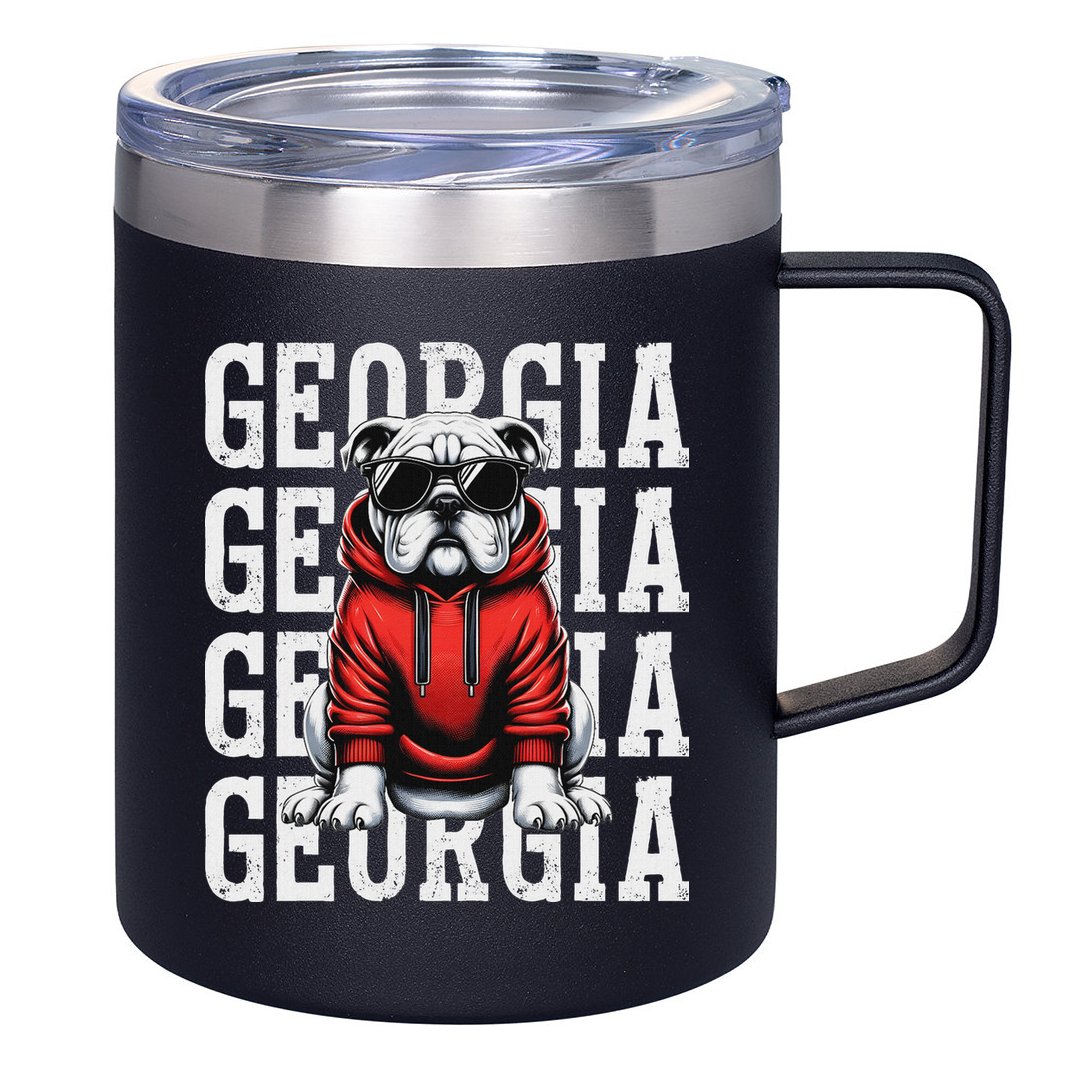 Georgia Personalized Name 12oz Stainless Steel Coffee Mug